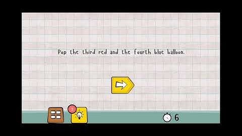 Logic Master 1 - Mind Twist Level 157 Solution | Pop the third red and the fourth blue button