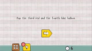 Logic Master 1 - Mind Twist Level 157 Solution | Pop the third red and the fourth blue button screenshot 4