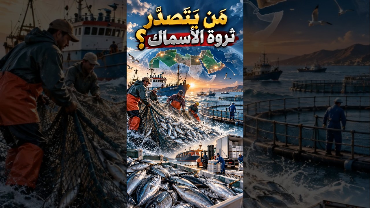 أكبر 5 دول عربية إنتاجًا للأسماك في 2026.. من يتصدر القائمة؟ 🐟🌊