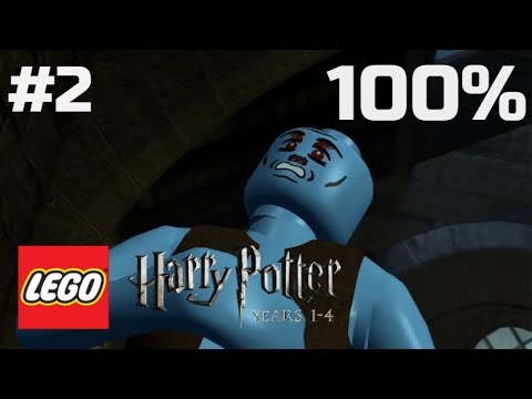 Видео: Прохождение Lego Harry Potter:Years 1-4 на 100%.Уровень 2 - Прочь из Подземелья.