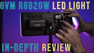 GVM RGB20W LED Light Kit In-Depth Review + New Bluetooth App tutorial screenshot 1