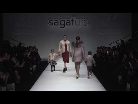 Mom & Kids Collection - Saga Furs 30th Anniversary in China Fashion Show