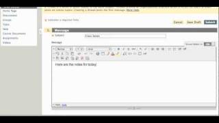 Blackboard 9 Discussion Board Post