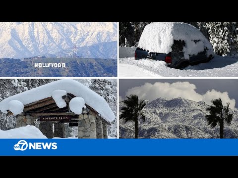 Video: Nevica in California?