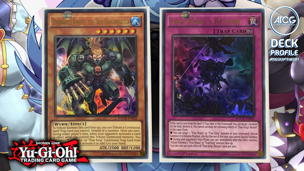 Yu-Gi-Oh! TRUE DRACO (PURE Build) Deck Profile - Post December 2020 Banlist