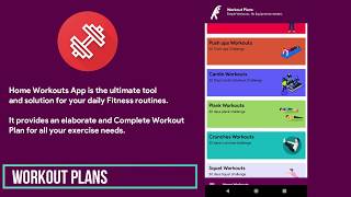 Home Workouts Android App | Intro Video screenshot 2