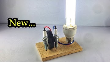 100% Make Free Energy Generator Self Running With Magnet & Spark Plug