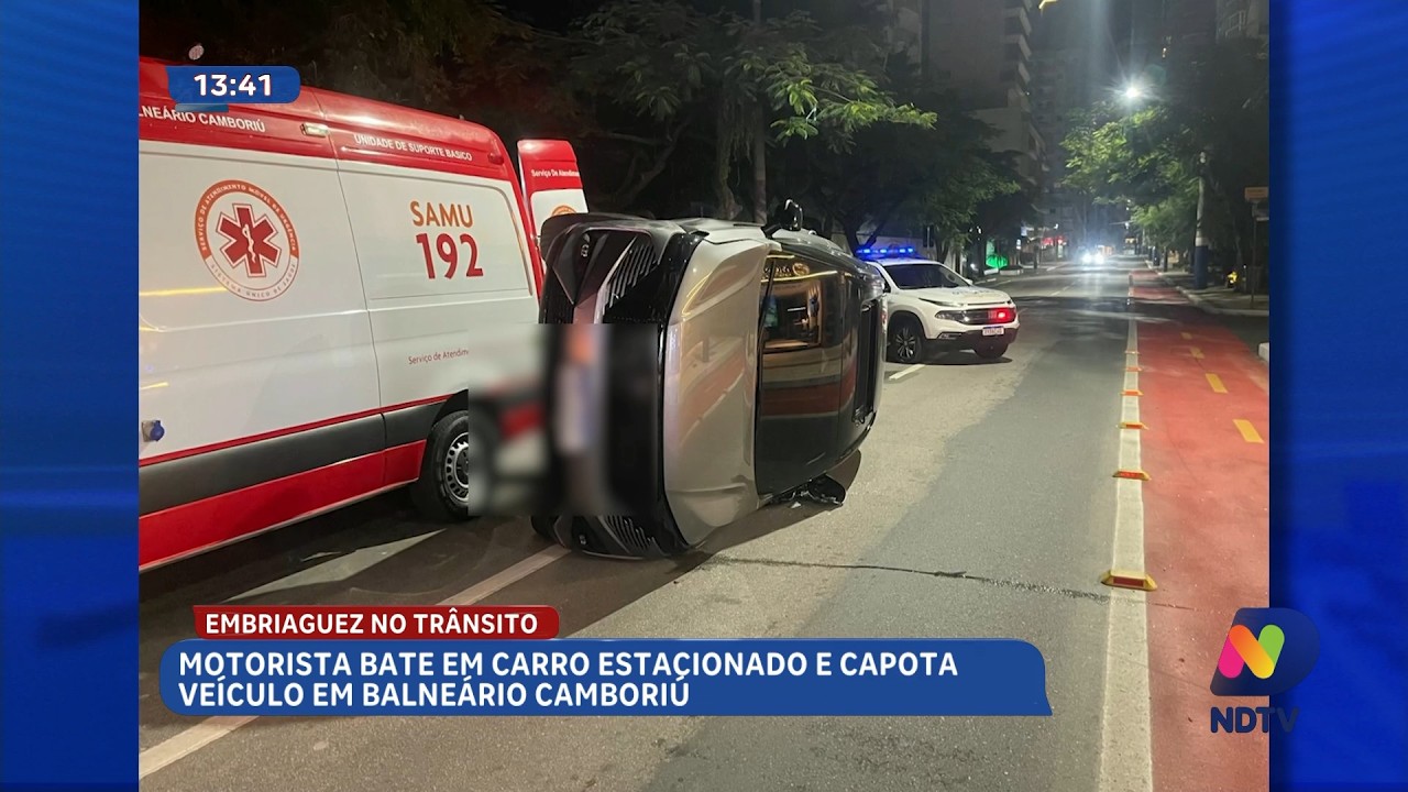 Ocorrências de trânsito em SC deixam vítimas em Itajaí e região