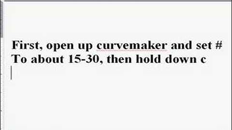 How to Use curve maker with line rider