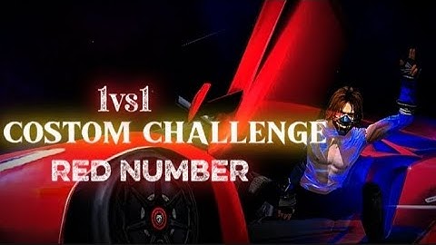 1vs1 costom challenge Only head shot Red number #freefire #costom #trending #trendingvideo #lonwolf