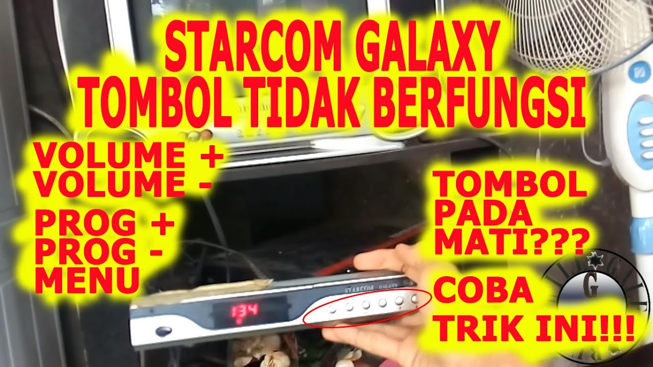 CARA PERBAIKI TOMBOL RECEIVER MATI
