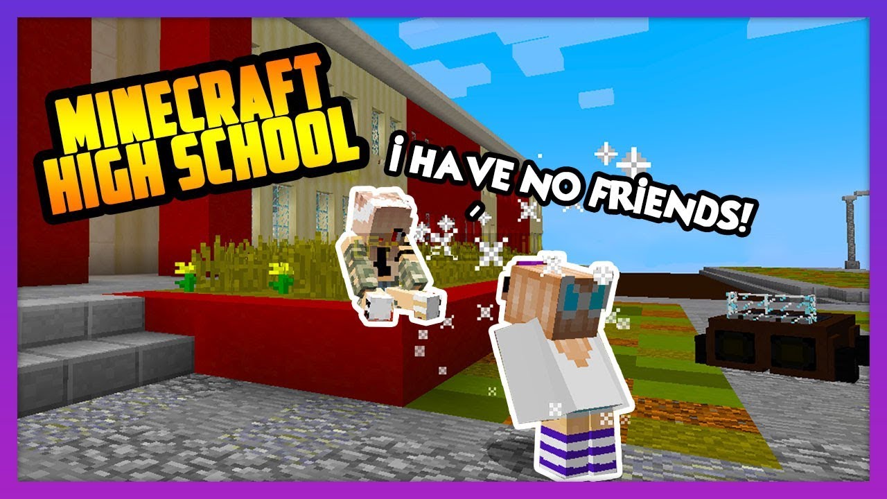 HELPING THE NEW KIDS MAKE FRIENDS! - Minecraft High School - YouTube