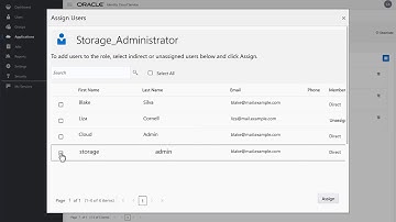 Assigning Storage Role to Storage Admin User in Oracle Content and Experience Cloud