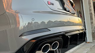 Audi S5 Maxton Design rear valance / diffuser Install - re-edit 