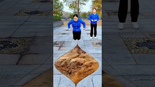 Special Effects The rolling Yellow River water suddenly appeared underground in the park sksj