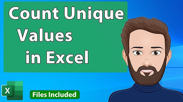 Count Occurrences of Unique Values in a List in Excel