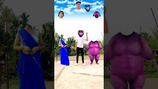 Moye Moye Song Blue Girl Dancing Pink Fat Dog Vs Me Head Correct Matching Vfx Funny Magic Video