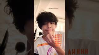 Taehyung Live -  20230307 - V's English Becoming good day by day and the way he said babe 😭 #VLive