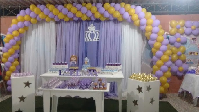 Aniversário Princesa Sofia 1 ano da Agatha Sofia 