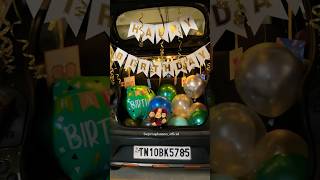 💥 Surprise Car Decoration #surpriseplannersinchennai #decoration #birthdaysurprise #bestsurprise