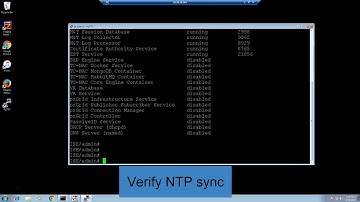 ISE 2.1 Basic Service Verification ( DNS/NTP)