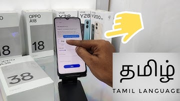 How to change Font size and style in OPPO A38 inTamil | How to change font size and  in oppo A18