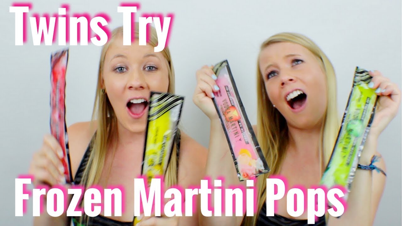Trying Delicious Frozen Vodka Martini Ice Pops! YouTube