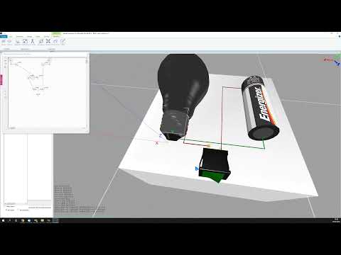 Electrical simulation with 3D items
