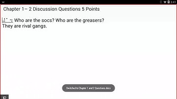 BrailleNote Touch snapshot tutorial No.17: Multiple document switching in KeyWord