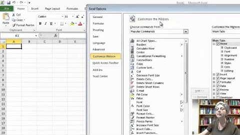 Show the Developer Tab (Excel 2010)
