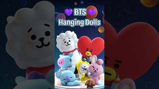 DIY BTS Paper Hanging Doll💜#btscraft #army#diy #ytshorts #bt21 #hangingdoll #kpop #tutorial