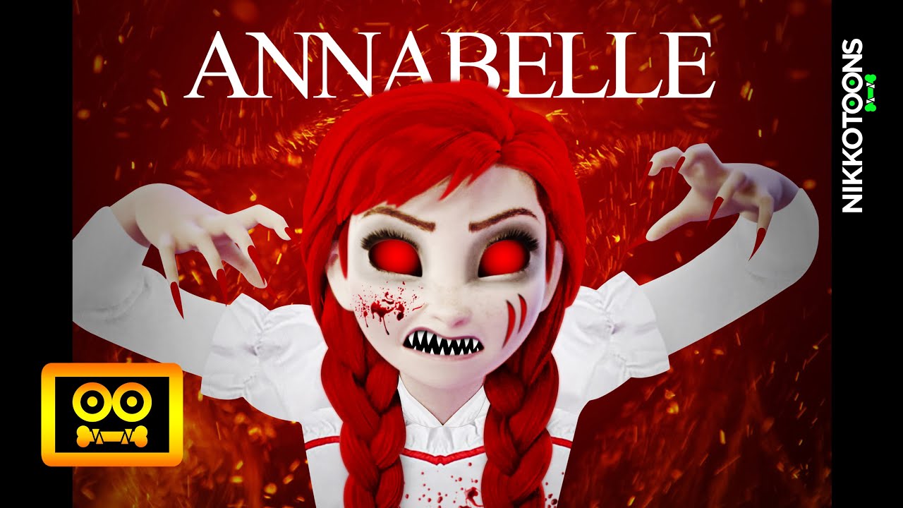 Frozen Anna As Annabelle (Art) Horror Version Bhoot Nikkotoons