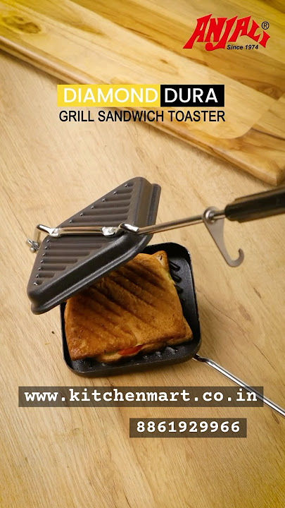 Anjali Diamond Dura Grill Sandwich Toaster#Anjali#Sandwich Maker#bread Toaster#@kitchenmart