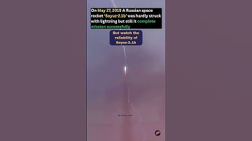 Russia’s Soyuz-2.1b Rocket Hit by Lightning… But Still Completed Mission ⚡🚀 #astronomy #astrophysics