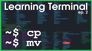 linux commands for beginners - copying and moving files (cp, rv) part 2