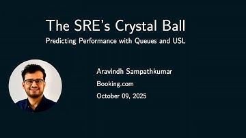 SREcon25 Europe/Middle East/Africa - The SRE’s Crystal Ball: Predicting System Performance with...