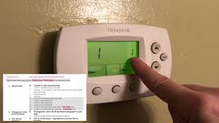 How to program a Honeywell FocusPro TH6000 series thermostat