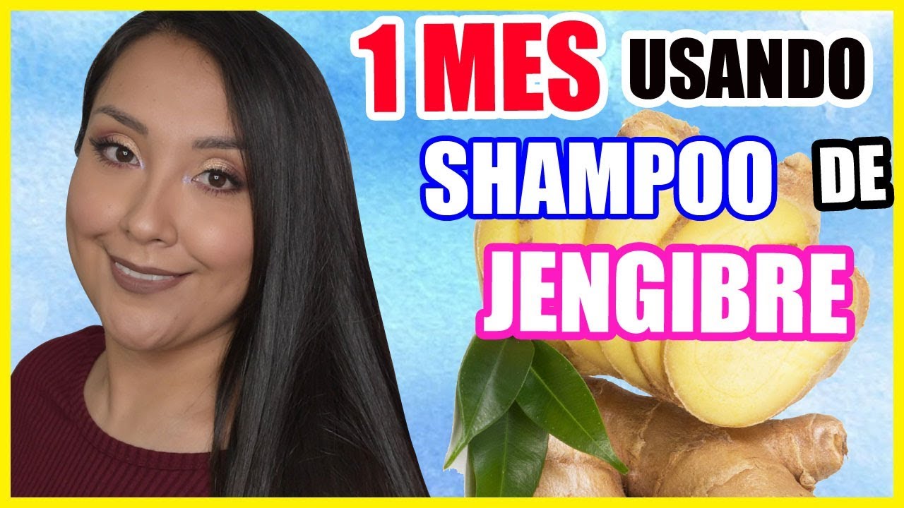 Usé SHAMPOO DE JENGIBRE por 1 MES CABELLO MÁS LARGO Nadia Elias