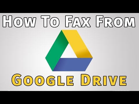 How to Fax From Google Drive