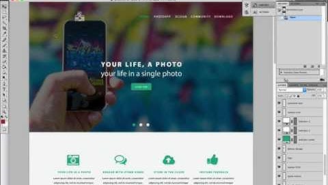 PSD to BootStrap, A detailed look at what you will be creating (Tutorial For Beginners) #5