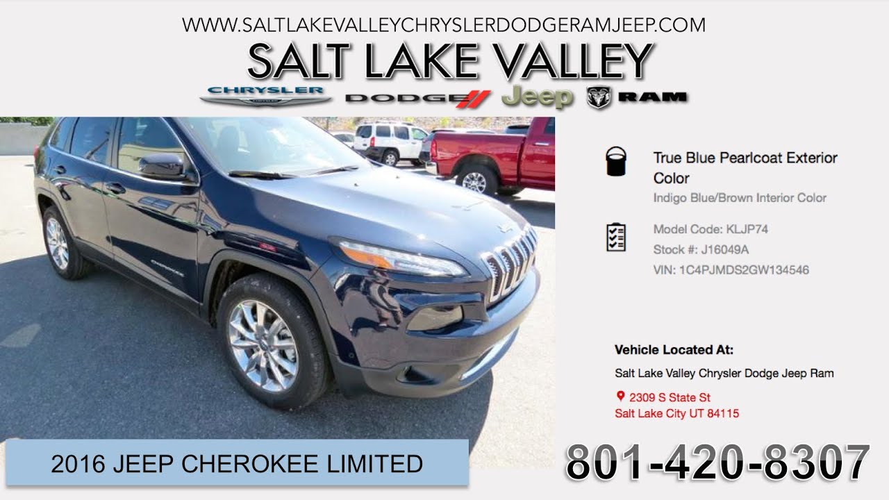 Salt Lake 2016 Jeep Cherokee YouTube