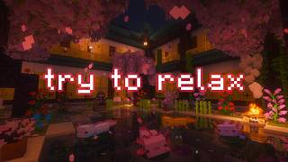 you've earned this moment... (minecraft music & rain, water) screenshot 2