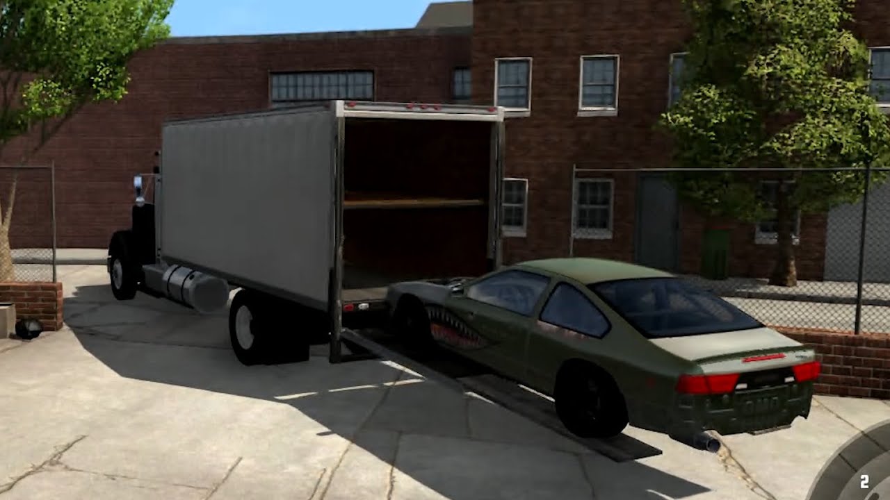 BeamNG.Drive Mods - Semi Truck Car Hauler - Gavril T-series addon Mod