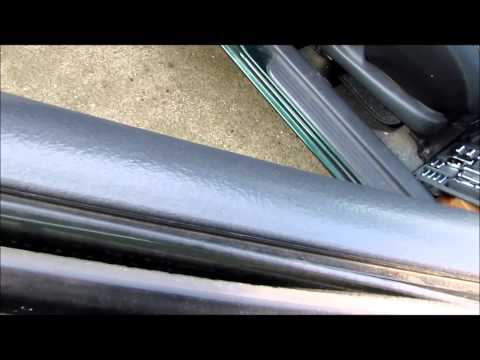 Toyota Echo window weather stripping DIY replacement