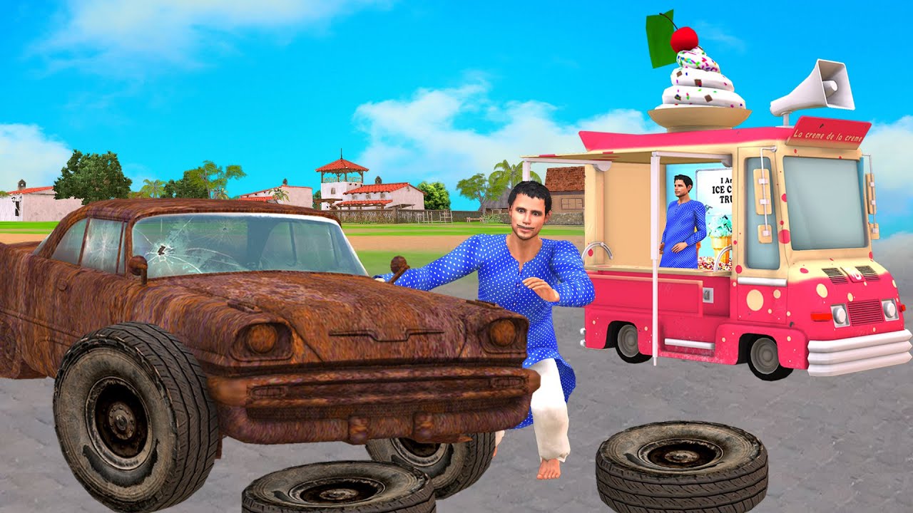 ಹಳೆಯ ಕಾರು ಯಥಾಸ್ಥಾಪನೆ Old Car Restoration | Kannada Kathe | Stories in kannada | grandma tv