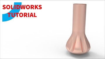 「DESIGN 392」 Unique Vase 5 | Solidworks tutorial