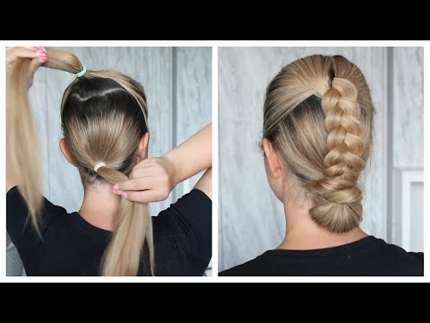 أفكار تسريحات شعر سهلة