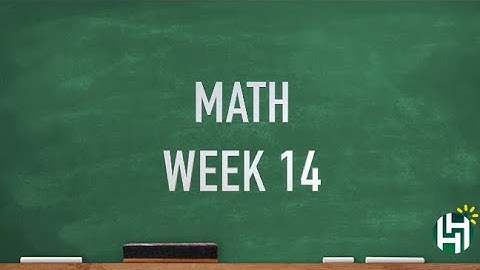 CC Cycle 1 Math Week 14