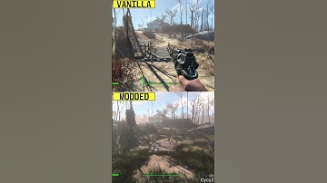 Fallout 4 Vanilla vs 120 Graphics Mod List PC RTX 4080 4K Ultra Graphics Comparison