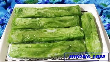 BÁNH ĐÚC LÁ DỨA - Chỉ Một Loại Bột - Không Nước Vôi Hàn The
